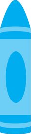 Blue Crayon Illustration